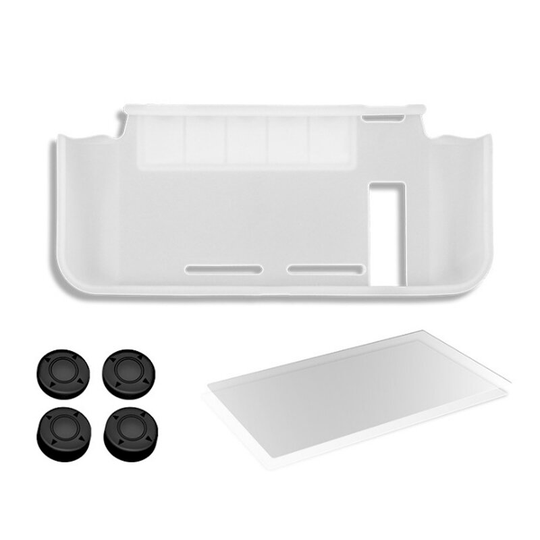 TPU Protective Shell Case Protector Film Cover Rocker Cap för Nintendo Switch Spelkonsol
