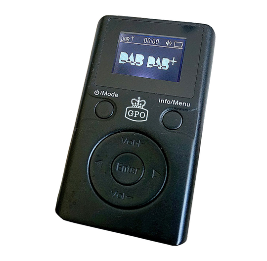 Kannettava DAB+ radio - GPO Retro