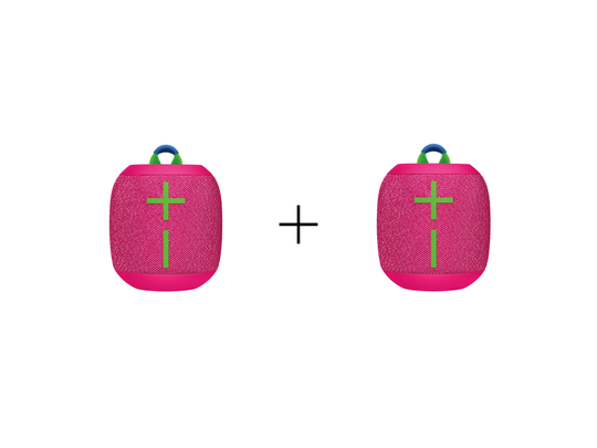 Ultimate Ears - 2x WONDERBOOM 3 - Hyper Pink - Bundle