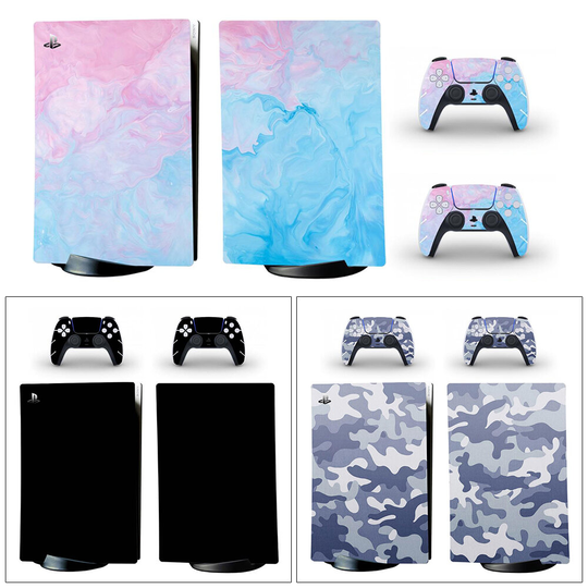 Skin Sticker Dekal Cover för Playstation 5 PS5 Game Console Controllers Gamepad Stickers