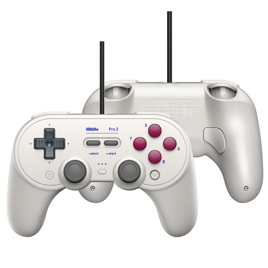 8BitDo Pro 2 trådad styrenhet USB-spelkontroll NS för Nintendo Switch Vibrationsspelstyrenhet Joystick med 3,5 mm hörlur