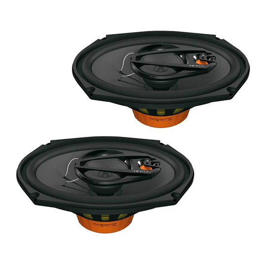 HERTZ DIECI 6x9" 3 WAY AUTONKORKEUSLAITE - Hertz