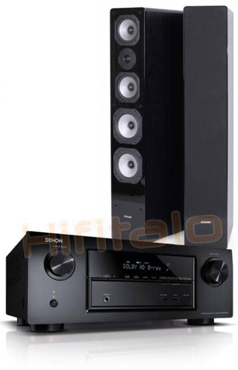 Dynavoice Challenger M-65 EX + Denon AVR-X1600H stereopaketti