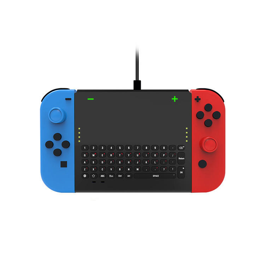 Dobe TNS-1702 2.4G trådlöst tangentbord med glädjehållare för Nintendo Switch spelkonsol