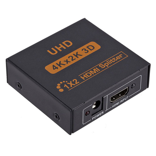 4K 3D HDMI splitter HD 1 Input 2 Output Video HDMI Switcher för PC DVD TV Box 1×2 HDMI splitter