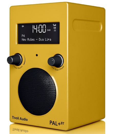 Tivoli Audio PAL+DAB+Bluetooth-kaiutin (keltainen)