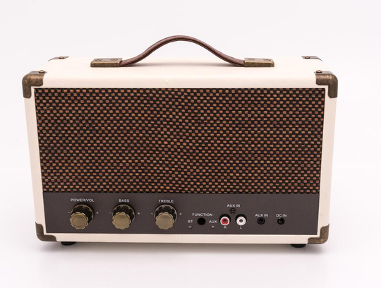 GPO WESTWOOD Bluetooth kaiutin Valkoinen/Ruskea - GPO Retro