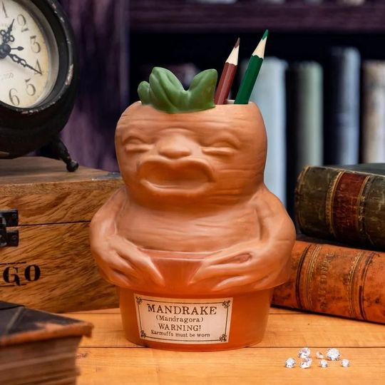 Mandrake Root Pen and Plant Pot