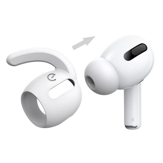 EarBuddyz - Ear Hooks for Airpods Pro (Color: White)