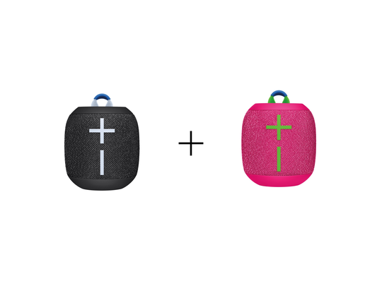 Ultimate Ears - 2 x WONDERBOOM 3 - Active Black + Hyper Pink - Bundle