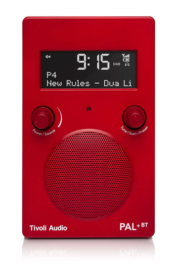 Tivoli Audio PAL+DAB+Bluetooth-kaiutin (punainen)