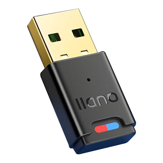 LLANO USB bluetooth 5.0 trådlös sändare 3,5 mm ljudadapter för Nintendo Switch LCB2050B
