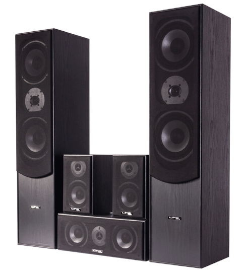 5.0 Surround Sound -kaiutinsarja (musta) - LTC