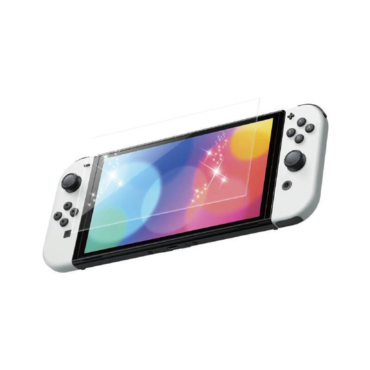 KJH NS-062 härdat glasfilm för Nintendo Switch OLED-skärm Ultratunn pekskydd HD-skydd