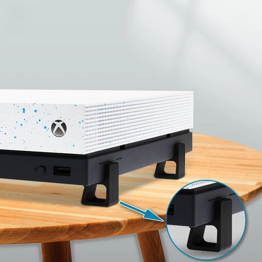 Data Frog 4st Horizontal Version Heightening Bracket för Xbox One / S / X Game Console Cooling Stand för Xbox One Game A